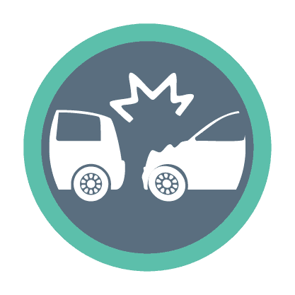 low accident cost icon